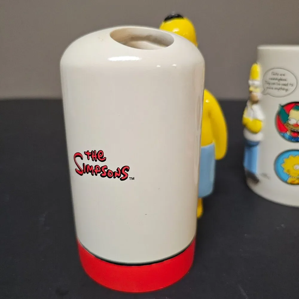 Simpsons 3-Piece Bathroom Accessory Set Toothbrush Holder Soap Dish Cup